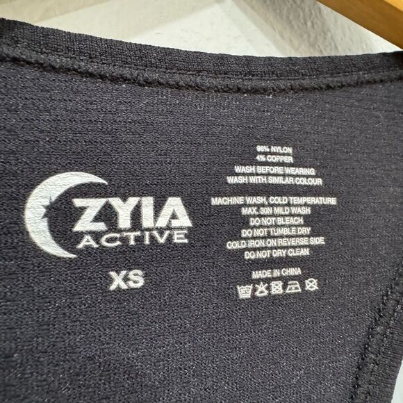 Black ZYIA Active Racerback Tank Size XS NWT - Picture 5 of 5